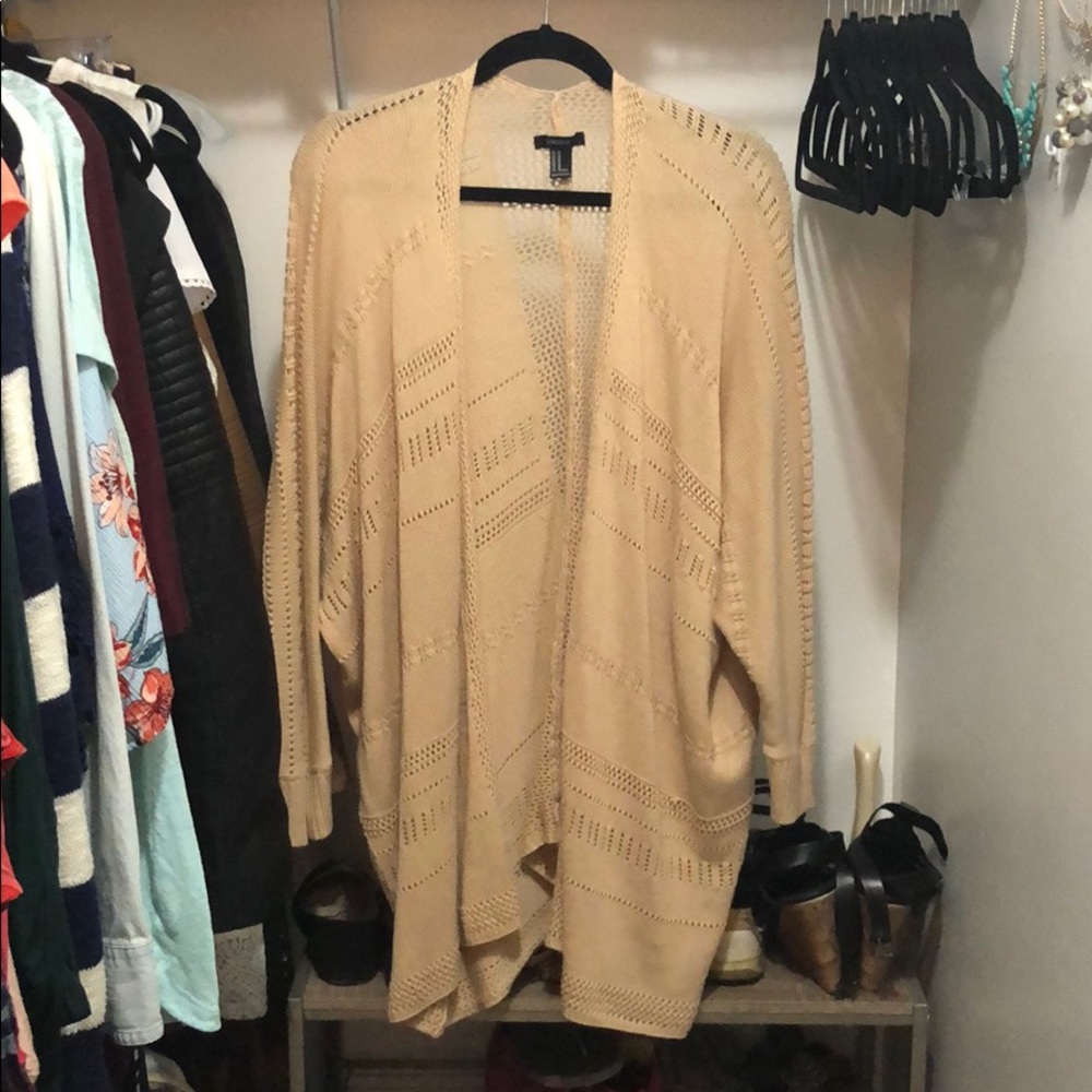 Oversized sweater cardigan dolman Sleeve Size M